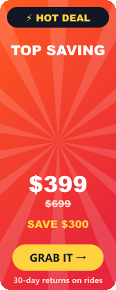 Hot deal: 43% off a ride