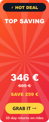 Hot deal: 43% off a ride